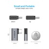 XAOSUN Adaptador USB C de Ángulo Recto, USB C a