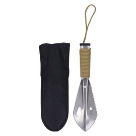 Survival Digging Trowel Stainless Steel Anti Slip Handle Multifunctional Detecting Digging Digger for Camping