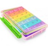 AUVON iMedassist Moisture-Proof Weekly Pill Organizer 4 Times a Day,