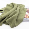 Ecovask Kitchen Towel Duo Organic Cotton, Check Navy Denim