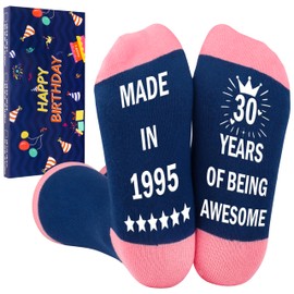Belloxis 30th Birthday Gifts for Women 30th Birthday Decorations 30th Birthday Gift Ideas Grip Cosy Socks Cotton Socks