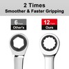 Jetech 10mm Ratcheting Combination Wrench, Industrial Grade Gear Spanner with