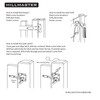 HILLMASTER Heavy Duty Gate Latch Door Handle Hardware Kit for