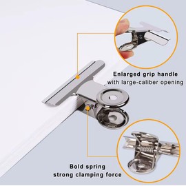 8pcs Stainless Steel Chip Clips - Moisture-Proof & Freshness Sealing for Kitchen Storage