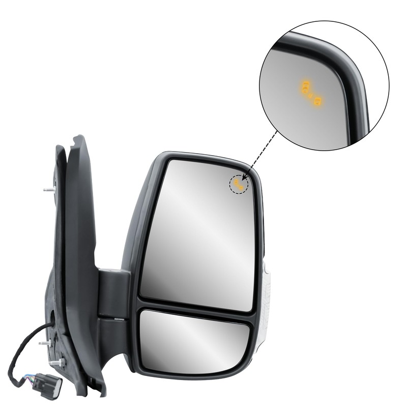 Replacement Passenger Right Side Mirror Power Mirror and Heated with