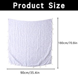 MAIRY Womens Neck Scarf Shawls and Wraps for Evening Dress Long Scarf Wedding Bride Bridesmaid Floral Scarves, GB180014-08