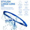 Copkim 100 Pairs Safety Goggles Bulk Protective Glasses for Shooting