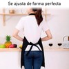 Delantal Mandil De Cocina Chef Trabajo Multiusos Ajustable e Impermeable