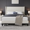 Yaheetech Yaheetech Queen Bed Frame Upholstered Platform Bed with Fabric