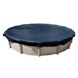 In The Swim 18 Ft Round Economy Above Ground Pool Winter Cover - Heavy-Duty - 8 Year Year Warranty, UV-Resistant Tarp with Cable & Winch for Cold Weather Protection