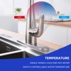 HGHGK Kitchen Faucet with Soap Dispenser and Pull Down Sprayer