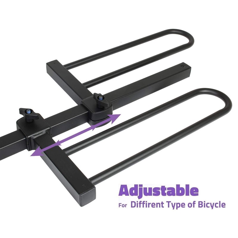 VENZO 2 Bike Bicycle Platform Style Carrier - Bike Rack