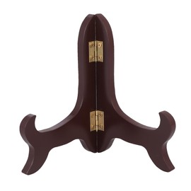 Display Stand for Tea Cakes and Plates Curved Plate Rack Easel for Diameter Items Elegant Desktop Holder for Home Decor and Showcase