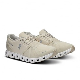 ON Men's Cloud 5 Trainers, Cream Sand