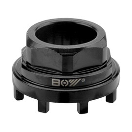 VOSSOT Bicycle Lock Ring Tool, Bicycle Bottom Bracket Tool 42 mm with 8 Teeth Locking Ring Bottom Bracket Cup Tool Bicycle Flywheel Disassembler Mid Axis Cup Tool Bicycle Maintenance Instrument