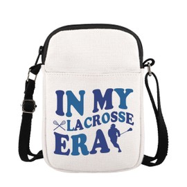 Lacrosse Girl Makeup Bag Lacrosse Player Gift Lacrosse Coach Mom Cosmetic Bag Gift for Lacrosse Lover (Lacrosse ERA Crossbody Bag ca)