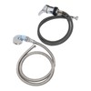 Shampoo Bowl Faucet 70cm Pipe 120cm Soft Hose Shampoo Bed