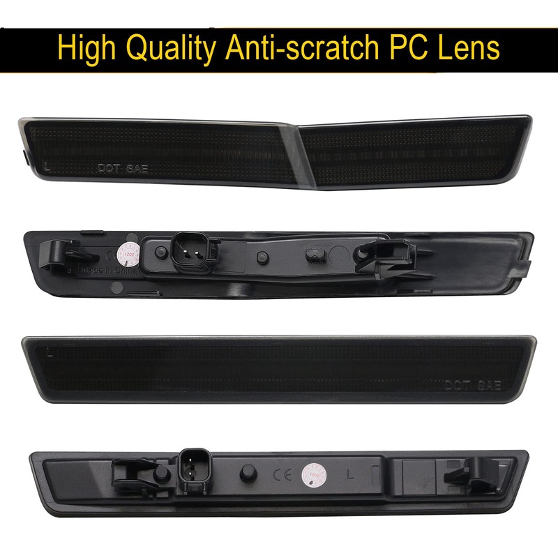 R&F Auto 4 PCS LED Side Marker Lights Replacement for