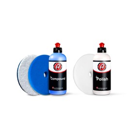 Adam's Polishes 2-Step Polishing System 12oz Combo - Silicone-Free, Body Shop Safe Formula - Quick, Professional Correcting and Polishing for Clear Coat, Gel Coat, Etc. (5.5 Kit)