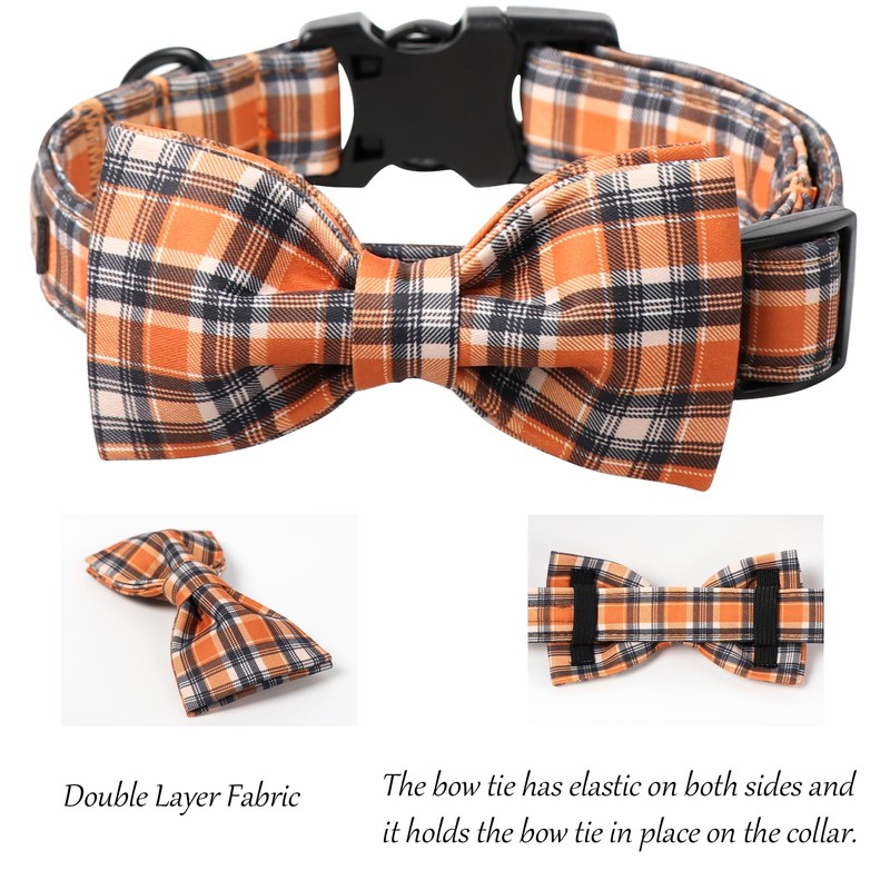 Lionet Paws Gird Dog Collar with Plastic Buckle, Cotton Fall