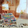 AceOrbit 2 Pack Clear Paint Organizer 7 Layers Acrylic Paint