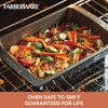 Farberware Bakeware Nonstick Roasting Pan/Roaster with U-Rack, 14.75 Inch x