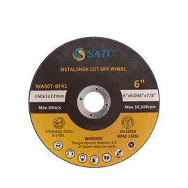 S SATC Cutting Wheel 6"x.045"x7/8" Cut Off Wheels 6 in Cut Off Wheels for Metal 25 PCS Cutting Discs Fits Angle Grinder Concrete Accessories Saw Grinder Metal Cut Tools Grinder Attachment
