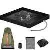 Upgraded Portable Shower Pan 41"x41"x5" - Heavy-Duty Non-Slip Base with