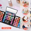 JasCherry 148 Colours Shimmer Eyeshadow Makeup Palettes with Concealer, Blush