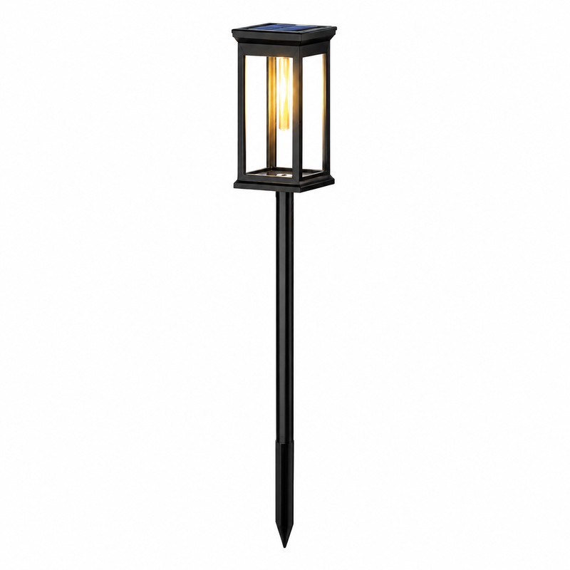 Solar Pathway Lights for Outdoor Walkways – Warm LED Garden