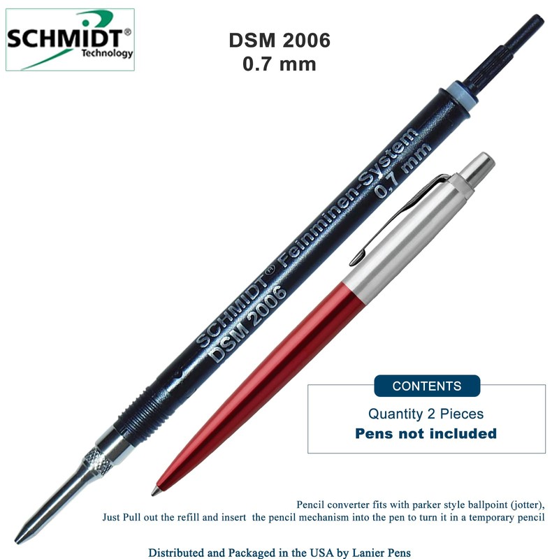 Schmidt DSM 2006 Feinminen-System 0.7mm Lead Refill for Advance Mechanical