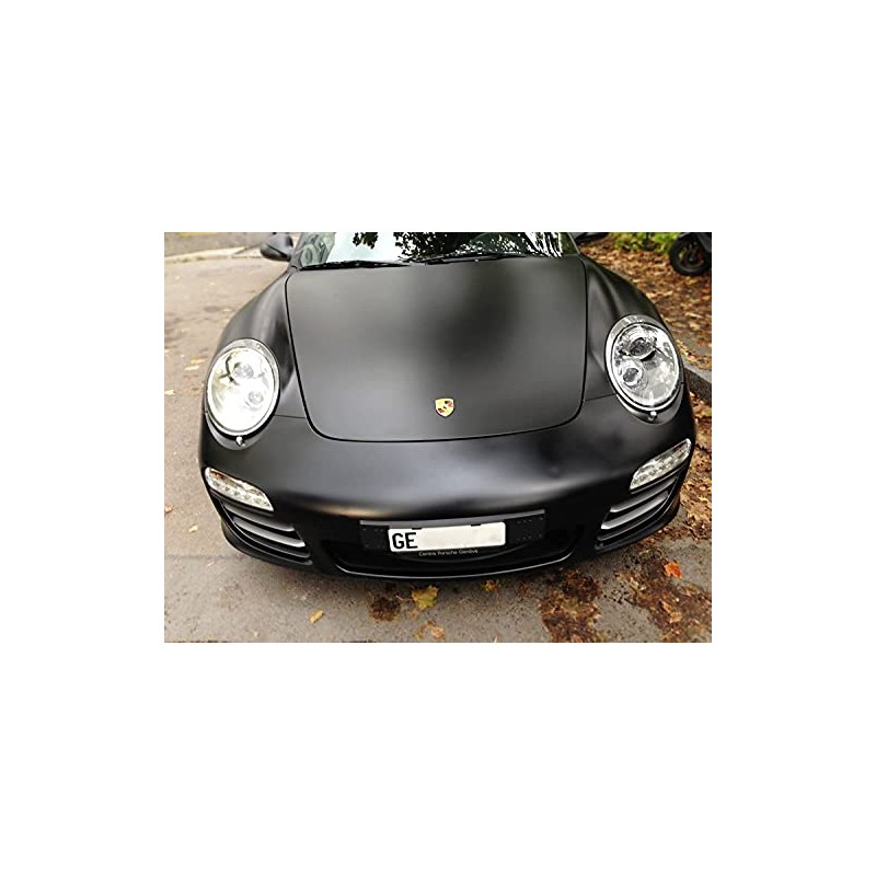 VViViD® Satin Flat Matte Stealth Jet Black Vinyl Wrap Roll