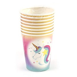 Ultimate Unicorn Party Supplies Set & Tableware Kit – Birthday Decorations, Games, Disposable Paper Plates, Cups, Napkins, Stickers, Treat Bags & More!