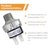 mankk White 70-100 PSI Air Pressure Switch,1/4"NPT Thread 24V 12V