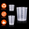 25 Pcs Plastic Measuring Cups, Resin Mixing Cups, Epoxy Mixing