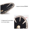 5 inch Diamond Concave Cutting Blade for Granite