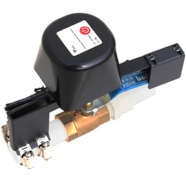 UJV Ufairy WiFi 3rd Generation Smart Water Valve Shutoff Manipulator Domotique Valve Controller Compatible with Alexa Google No Hub Required Black 31x15x75cm GR-W-105