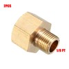 TOP-VIGOR 2Pcs Brass Threaded Pipe Fitting 1/8 PT Male x
