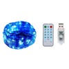 10M 100 Lights Sound Activated Copper Wire LED String Lights