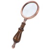 10X Handheld Detachable Wooden Handle Reading Inspection Magnifier Magnifying Glass