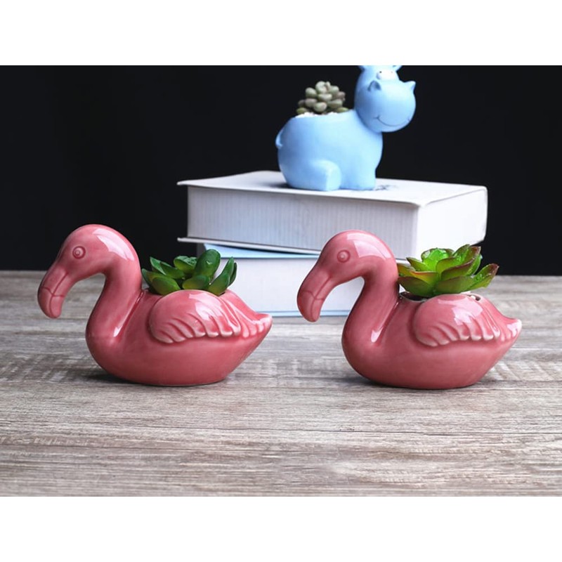 Youfui Cute Animal Succulent Planter Flower Pot Decor for Home