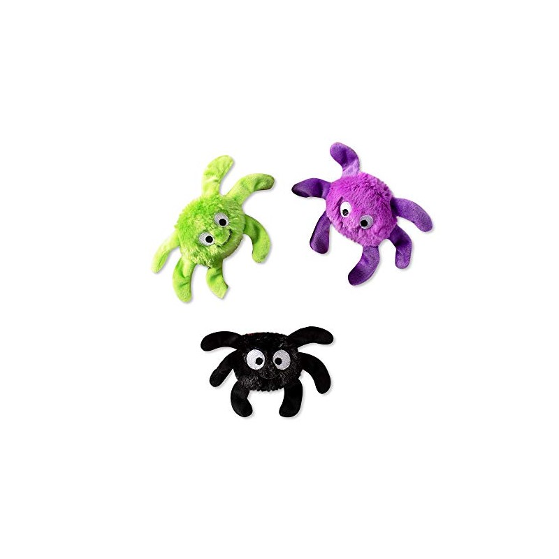 Fringe Studio Mini Juego de Juguetes para Perro, Espeluznante arañas,