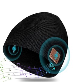 Bluetooth Hat Acrylic Fast Transmission Speed Stable Keep Warm Headset Hat for Outdoor Gym Running Hiking