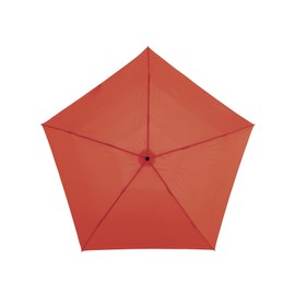 Amvel Folding Umbrella, For Rain, Durable Umbrella, Foldable, Windproof, For Rain, Lightweight, Pentagon67, Pentagon 67g (Deep Vermilion)