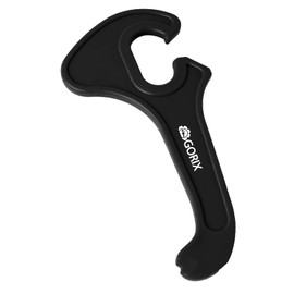 GORIX(ゴリックス) Bicycle Tool Bicycle Tire Lever [Easy to Install and Remove Tires with One Lever - Road Bike] GT-38 (Black)