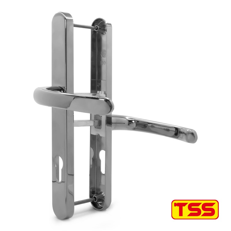 TSS UPVC Door Handles Set - Lever Offset Lever -