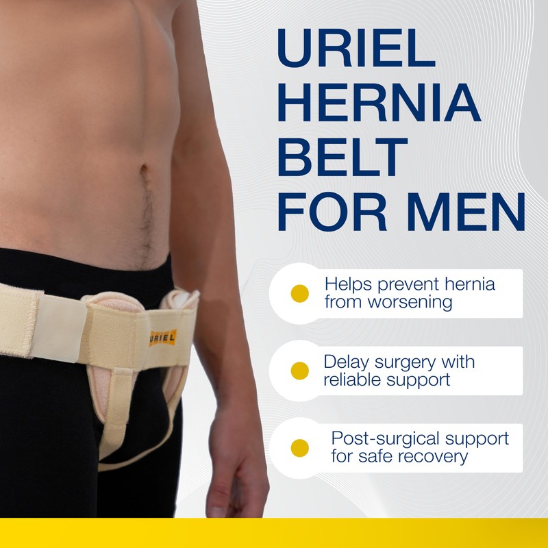 URIEL Double Sided Inguinal Hernia Belts for Men - Hernia