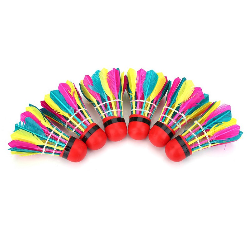 11Pcs/Lot Durable Colorful Badminton Balls Shuttlecocks Sports Training Accessory