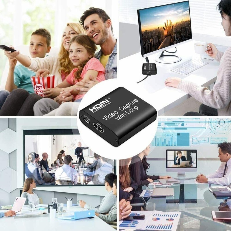 HDMI 4K Video Capture Card HDMI to USB 2.0 Video