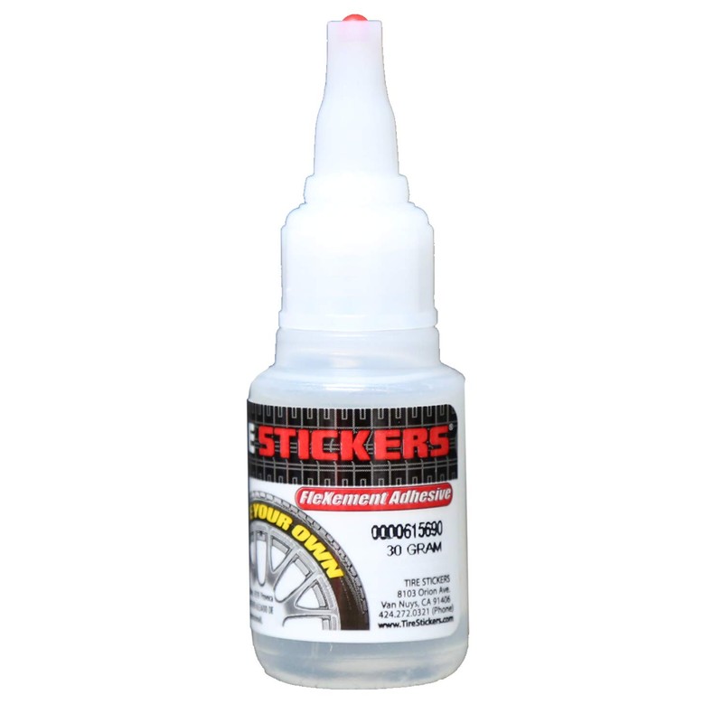 Tire Stickers - FleXement Tire Lettering Application Adhesive Glue -